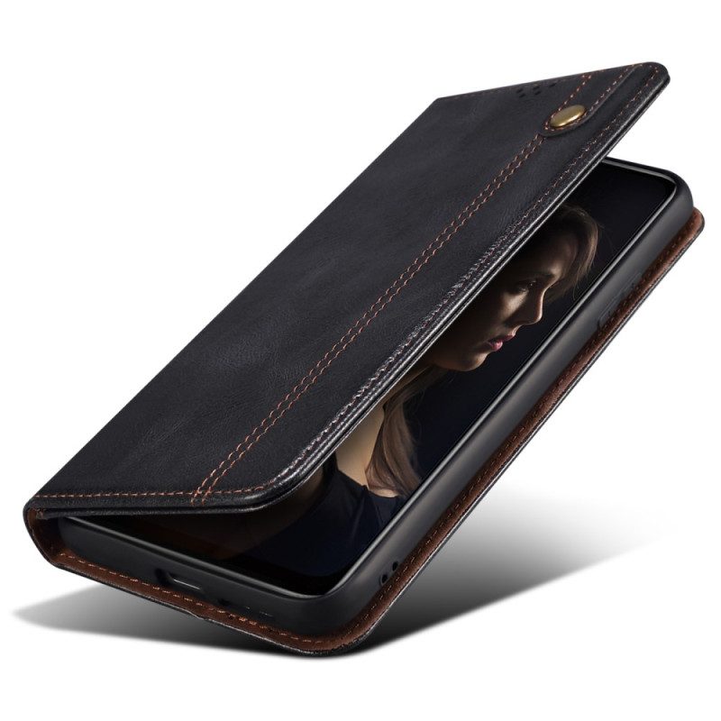 Folio Cover Vivo X90 Pro Custodia in pelle Cera