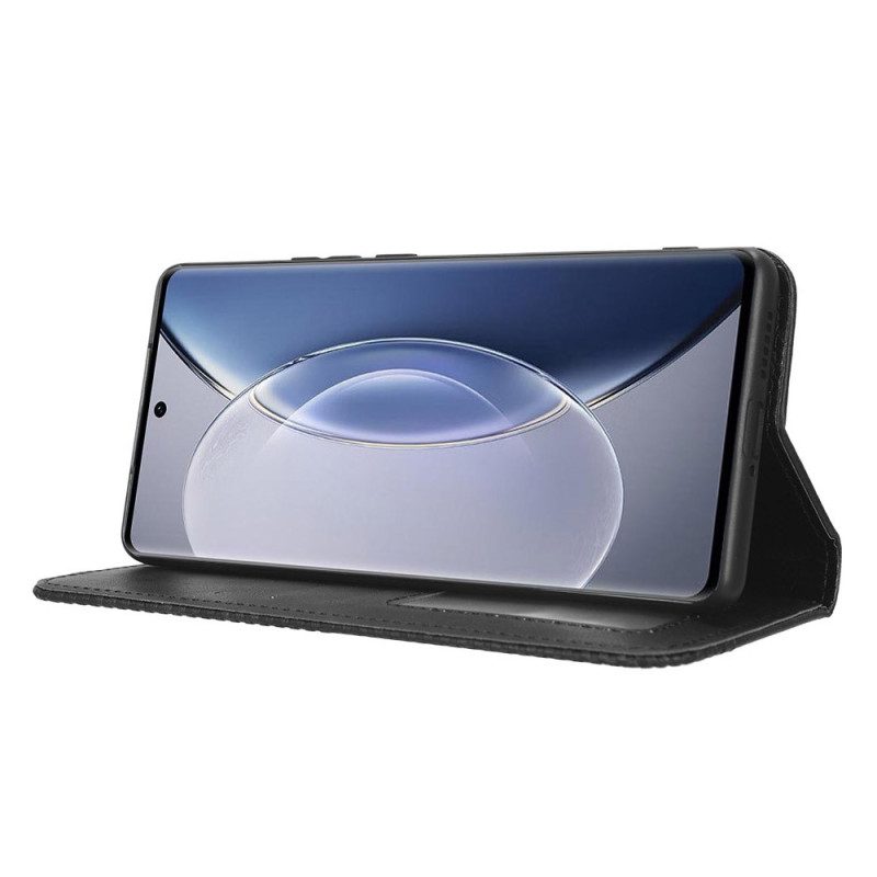 Folio Cover Vivo X90 Pro Custodia in pelle Stilizzato