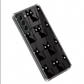 Cover Samsung Galaxy S23 Plus 5G Gatti Neri