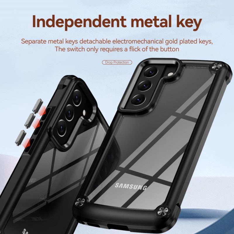 Cover Samsung Galaxy S23 Plus 5G Ibrido Con Lega Di Alluminio