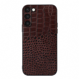 Cover Samsung Galaxy S23 Plus 5G Vera Pelle Stile Coccodrillo