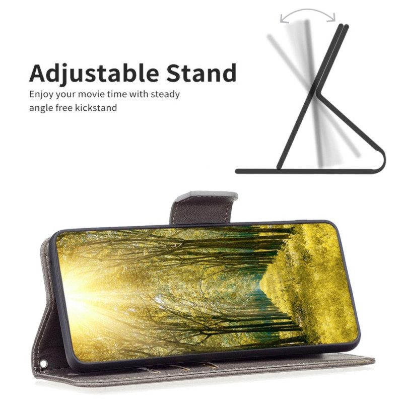 Custodia in pelle Samsung Galaxy S23 Plus 5G Chiusura Obliqua