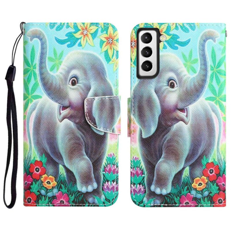 Custodia in pelle Samsung Galaxy S23 Plus 5G Elefante Perizoma