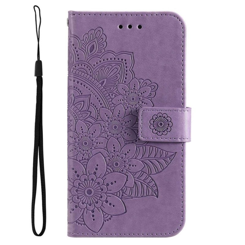 Custodia in pelle Samsung Galaxy S23 Plus 5G Mandala Strappy