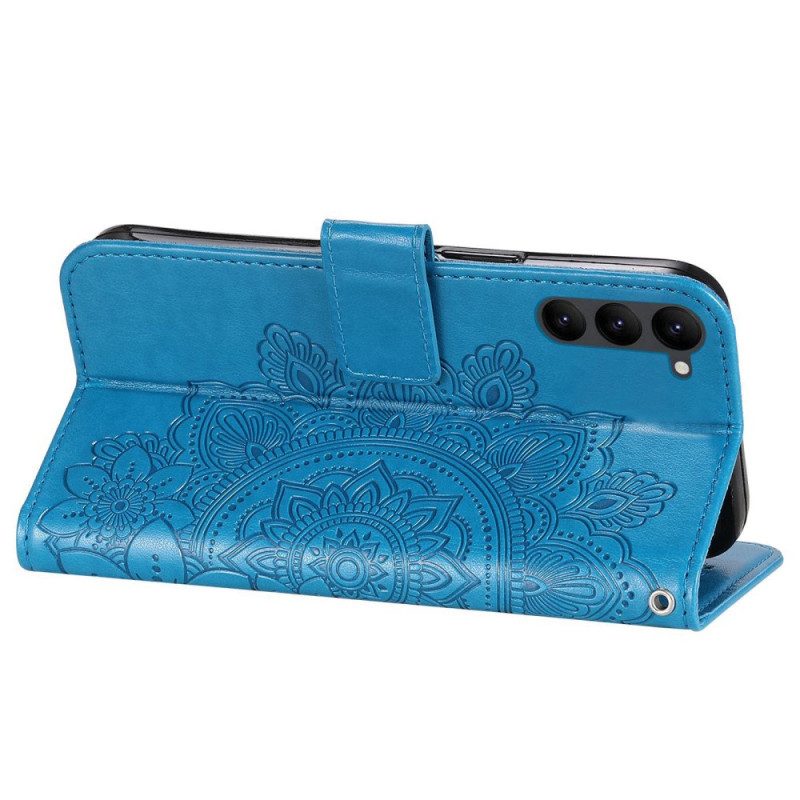 Custodia in pelle Samsung Galaxy S23 Plus 5G Mandala Strappy