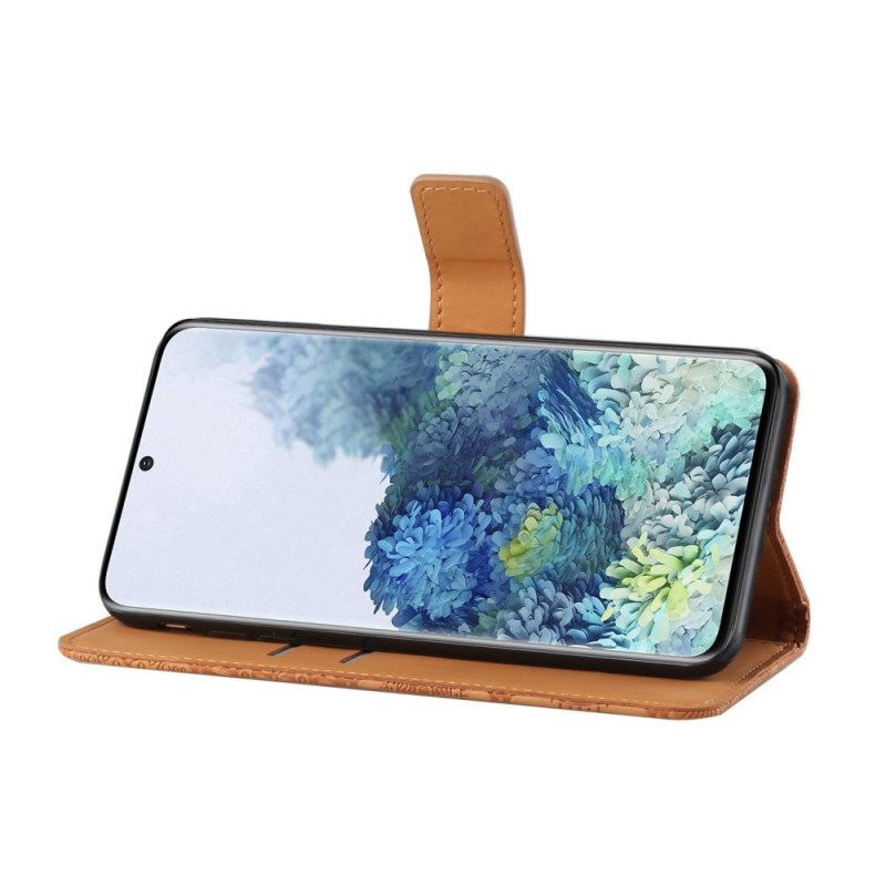Custodia in pelle Samsung Galaxy S23 Plus 5G Modello Di Arazzo