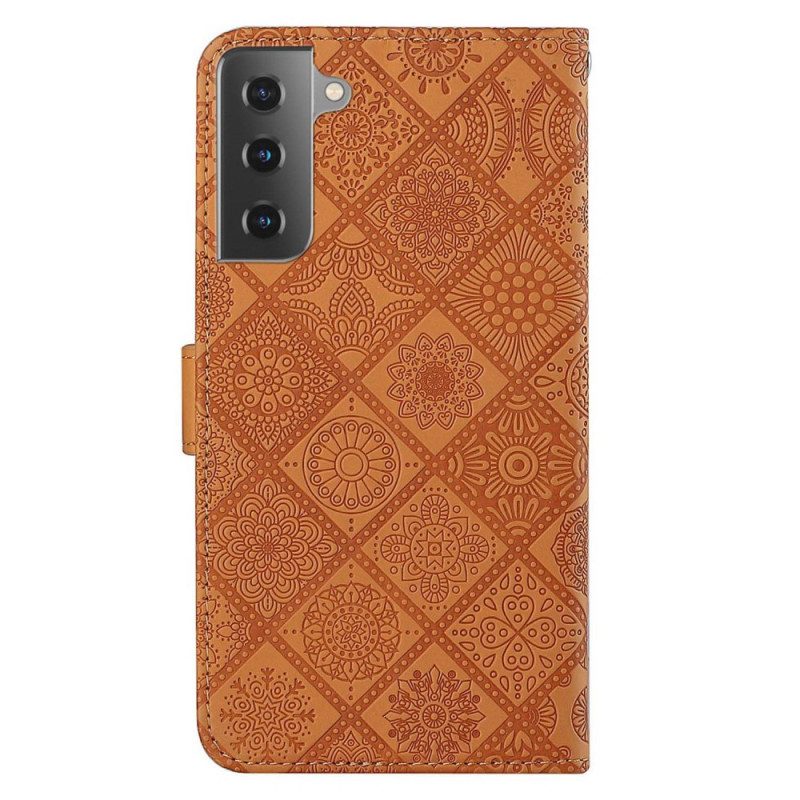 Custodia in pelle Samsung Galaxy S23 Plus 5G Modello Di Arazzo