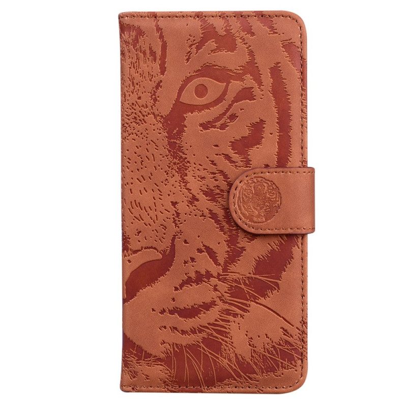 Folio Cover Samsung Galaxy S23 Plus 5G Impronta Di Tigre