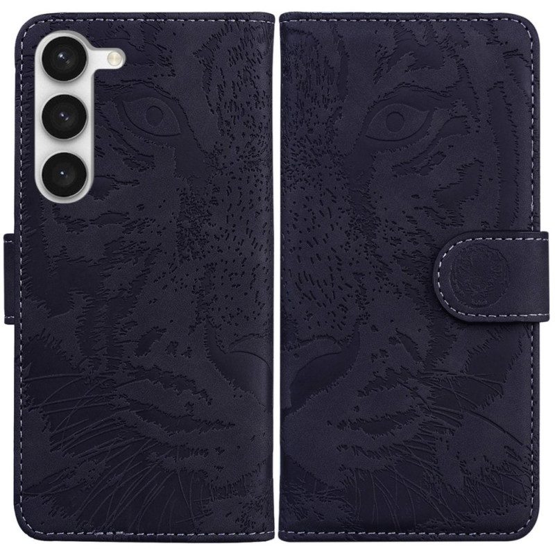 Folio Cover Samsung Galaxy S23 Plus 5G Impronta Di Tigre