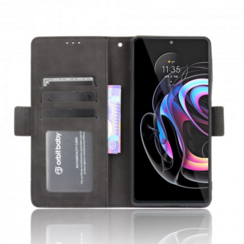 Custodia in pelle Motorola Edge 20 Pro Classe Premier Multi-carta