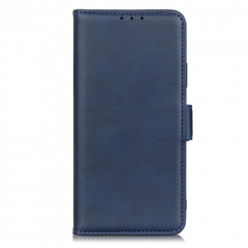 Custodia in pelle Motorola Edge 20 Pro Doppia Chiusura