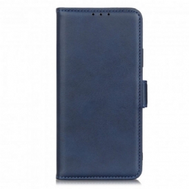 Custodia in pelle Motorola Edge 20 Pro Doppia Chiusura