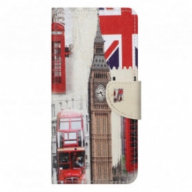 Custodia in pelle Motorola Edge 20 Pro Vita Londinese
