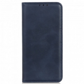 Folio Cover Motorola Edge 20 Pro Custodia in pelle Design In Pelle Crosta