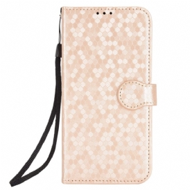 Custodia in pelle Sony Xperia 5 IV Design Con Cinturino 3d
