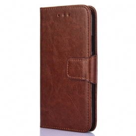 Custodia in pelle Sony Xperia 5 IV Ecopelle Retrò
