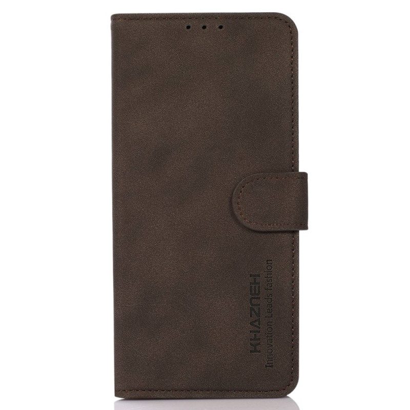 Custodia in pelle Sony Xperia 5 IV Khazneh Moda Effetto Pelle