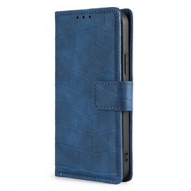 Custodia in pelle Sony Xperia 5 IV Stile Pelle Di Coccodrillo