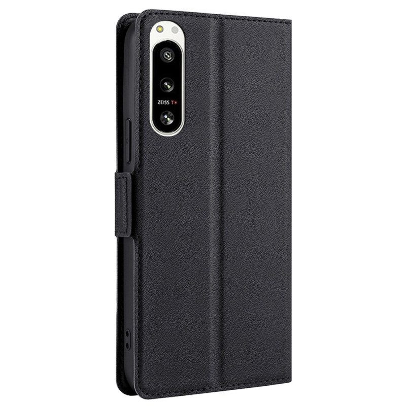 Custodia in pelle Sony Xperia 5 IV Ultra Fine