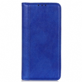 Folio Cover Sony Xperia 5 IV Custodia in pelle Cuoio Spaccato
