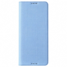 Folio Cover Sony Xperia 5 IV Custodia in pelle Tessuto Vili