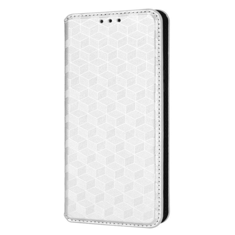 Folio Cover Sony Xperia 5 IV Custodia in pelle Trama 3d