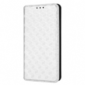 Folio Cover Sony Xperia 5 IV Custodia in pelle Trama 3d