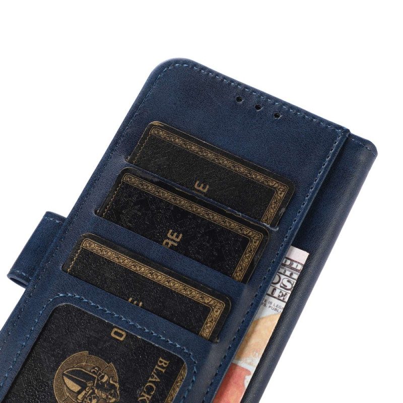 Folio Cover Sony Xperia 5 IV Stile Classico In Pelle