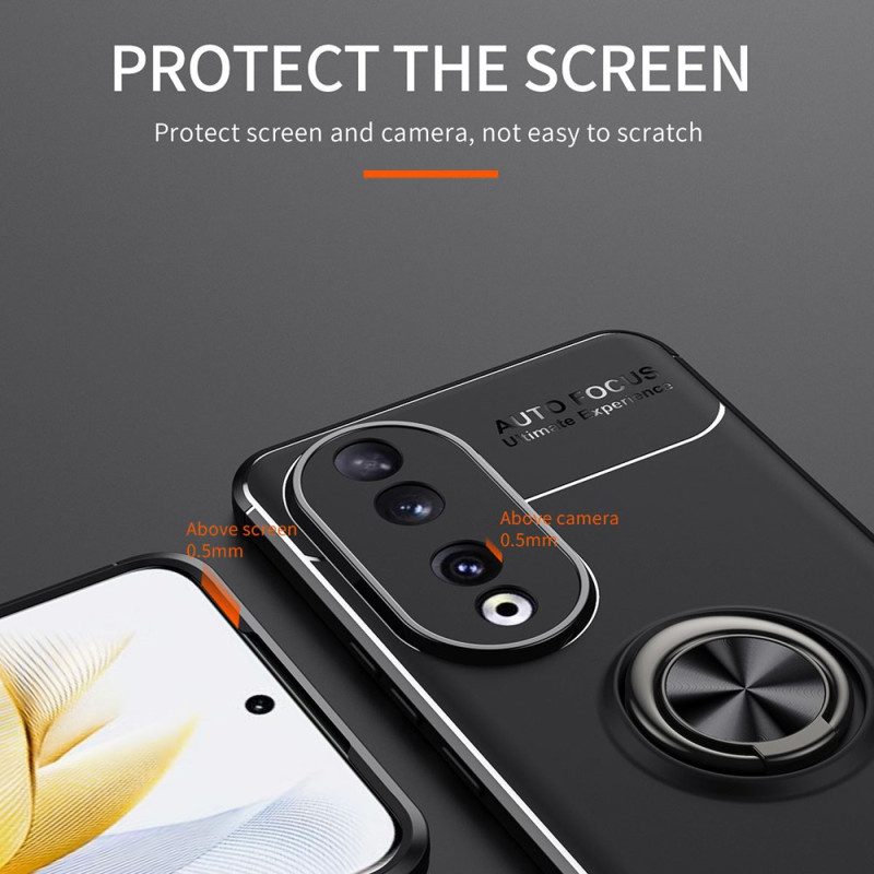 Cover Honor 90 Ultra Sottile Con Anello Rotante