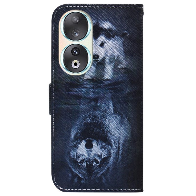 Custodia A Portafoglio Honor 90 Sogno Di Un Cucciolo