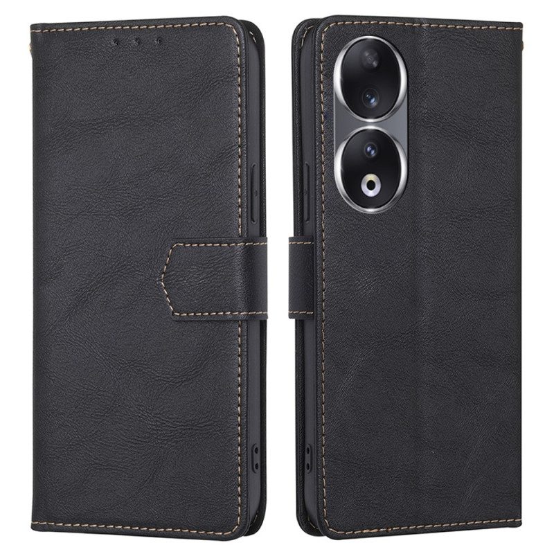 Custodia in pelle Honor 90 Rfid Vintage