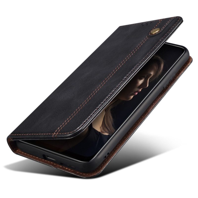 Folio Cover Honor 90 Custodia in pelle Finta Pelle Cerata