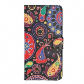 Folio Cover Huawei P Smart S Disegno Della Galassia