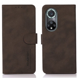 Custodia in pelle Honor 50 Pro Moda Effetto Pelle Pro Khazneh