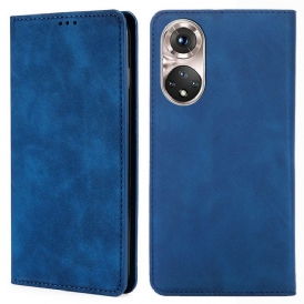 Folio Cover Honor 50 Pro Custodia in pelle Tocco Di Pelle Professionale