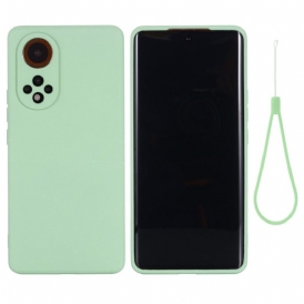 Cover Huawei Nova 9 Pro Silicone Liquido Con Cordino