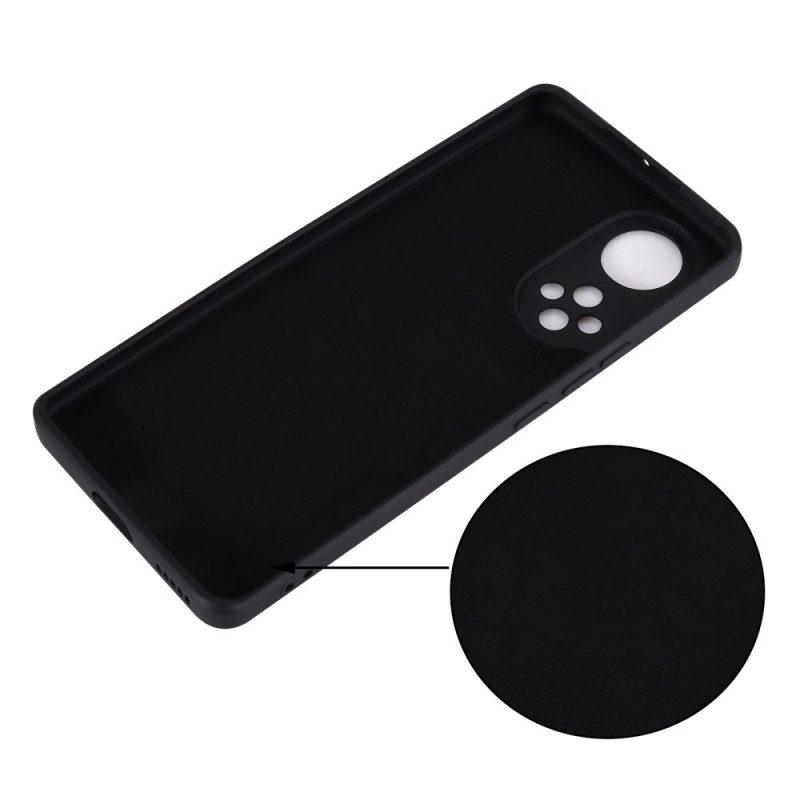 Cover Huawei Nova 9 Pro Silicone Liquido Con Cordino