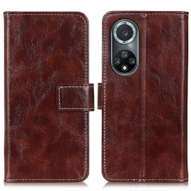 Custodia in pelle Huawei Nova 9 Pro Cuciture Lucide Ea Vista