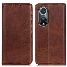 Folio Cover Huawei Nova 9 Pro Custodia in pelle Pelle Crosta Eleganza