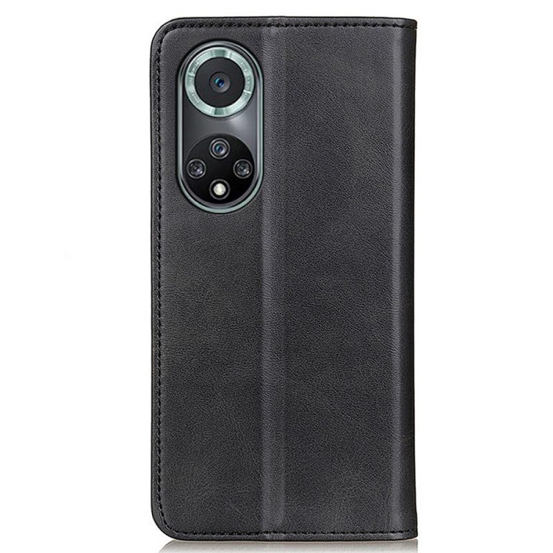 Folio Cover Huawei Nova 9 Pro Custodia in pelle Pelle Crosta Eleganza