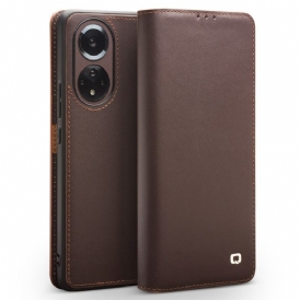 Folio Cover Huawei Nova 9 Pro Custodia in pelle Vera Pelle Qialino