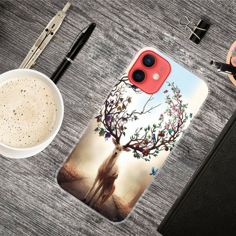 Cover iPhone 13 Mini Cervo Flessibile