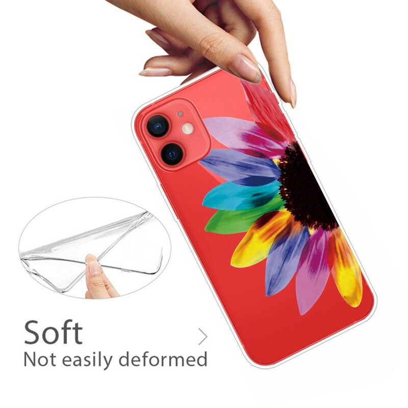 Cover iPhone 13 Mini Fiore Colorato