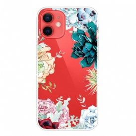 Cover iPhone 13 Mini Fiori Dell'acquerello
