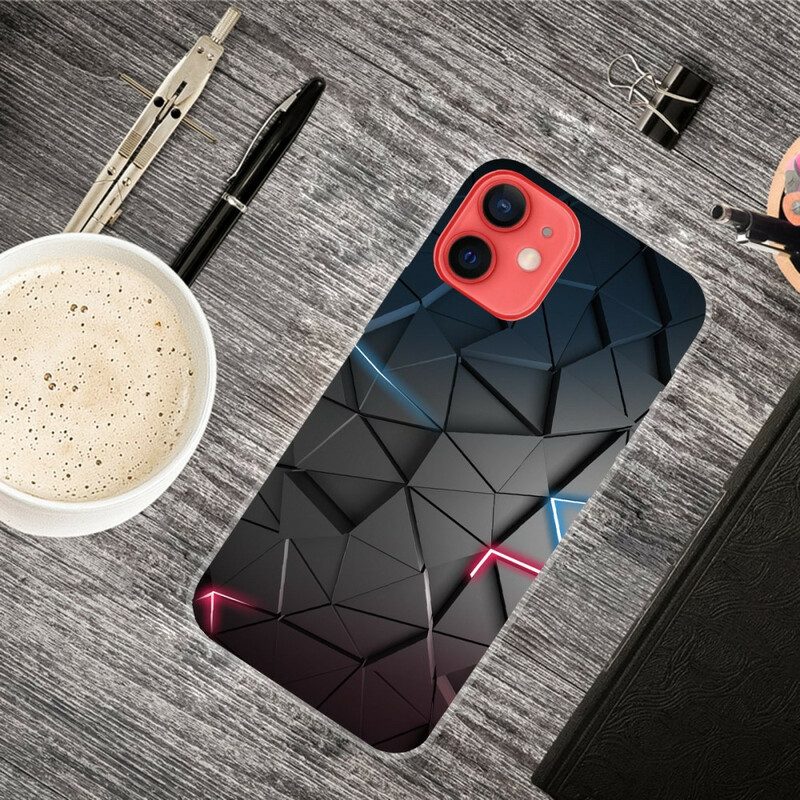 Cover iPhone 13 Mini Geometria Flessibile