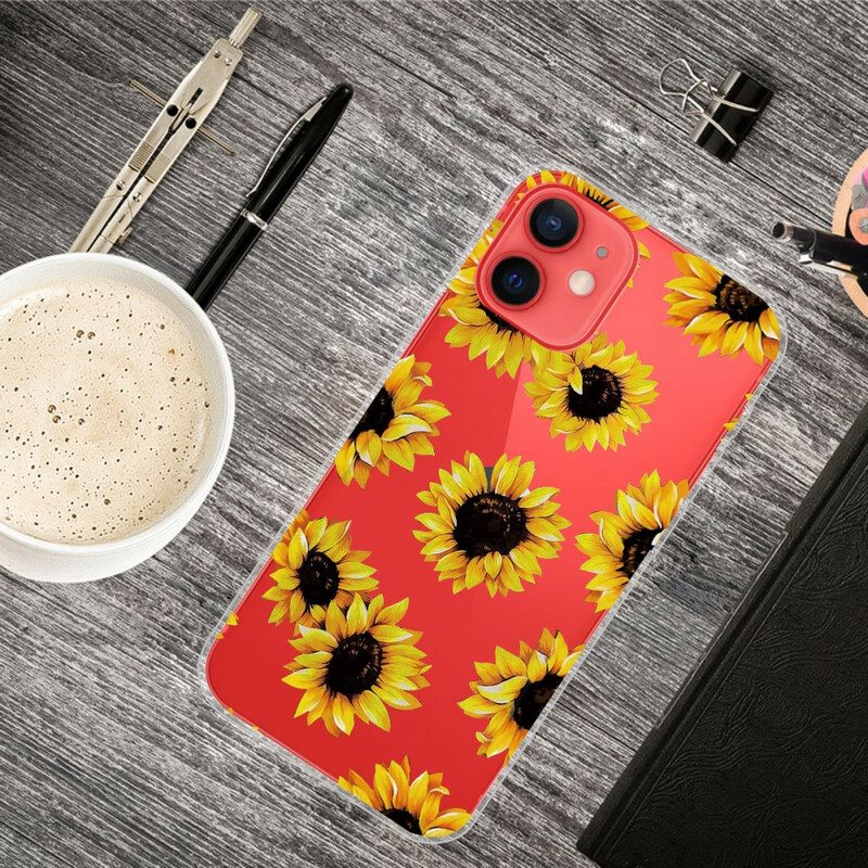 Cover iPhone 13 Mini Girasoli