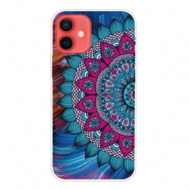 Cover iPhone 13 Mini Mandala Colorato
