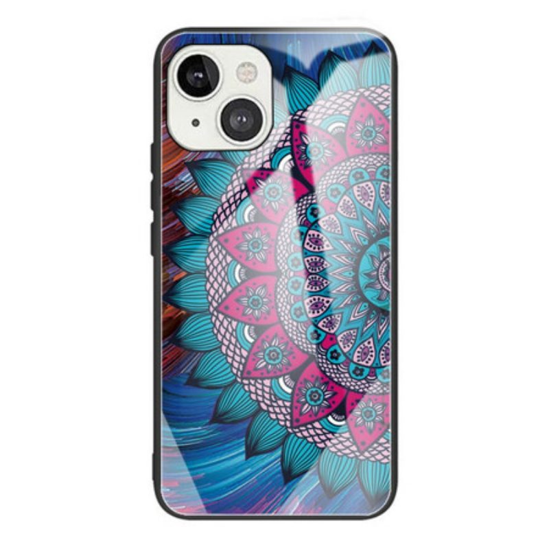 Cover iPhone 13 Mini Mandala In Vetro Temperato