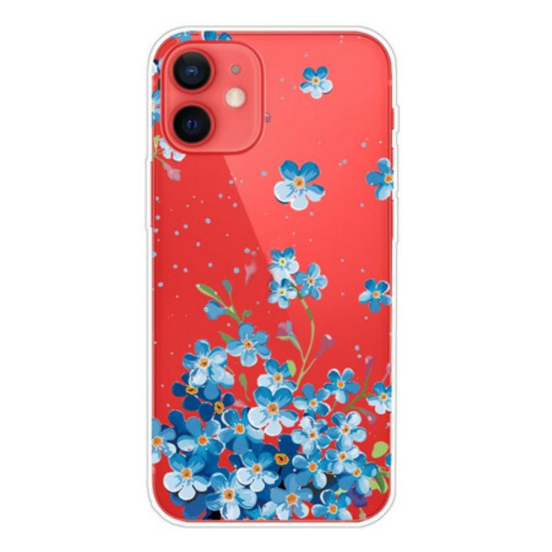Cover iPhone 13 Mini Mazzo Di Fiori Blu