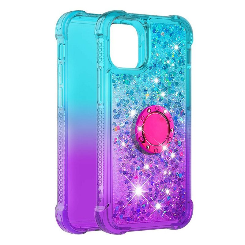 Cover iPhone 13 Mini Staffa Ad Anello Glitterata